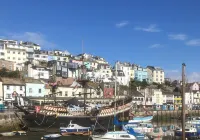 Stylish family cottage with stunning views of Brixham harbour. Dogs welcome.