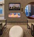 Pink stylish bungalow free WiFi Pool view