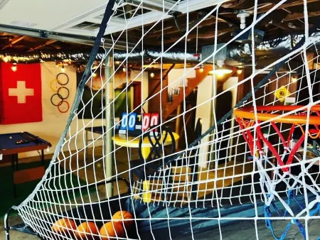 Game rooms! Fire pits! Screened porch! In town!