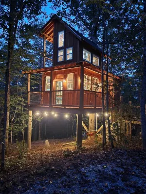 Branches Up Tree House Mountain Getaway