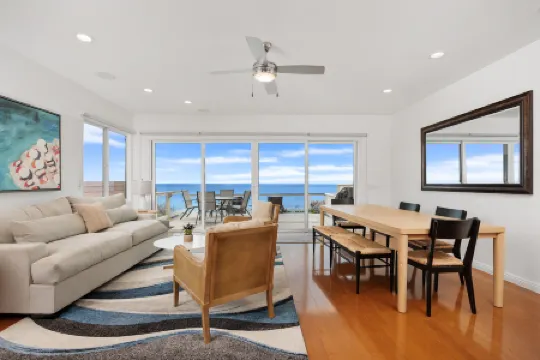 Panoramic Ocean Views and Cozy Fireplaces - Elegant Coastal Escape