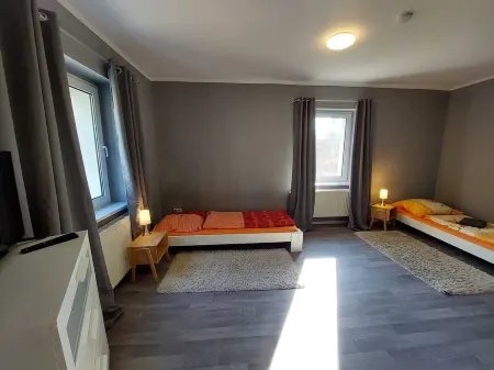 Gemütliche Einraumwohnung mit Hof im Zentrum von Coswig Anhalt Отели в г. Козвиг