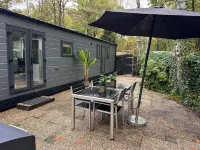 Deluxe chalet with private outside jacuzzi.