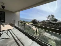 Appartement Standing Climatise,vue Mer, 5mn Plage DU Ricanto, 2,3kmcentreajaccio 戛納港附近的飯店