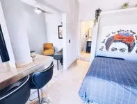 Charming studio with AC and WiFi in Cruz de Huanacaxtle 5 mins drive from beach
