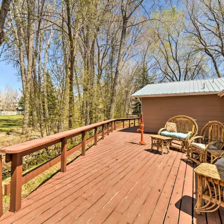 Spacious Mancos Home w/ Furnished Deck & Yard!