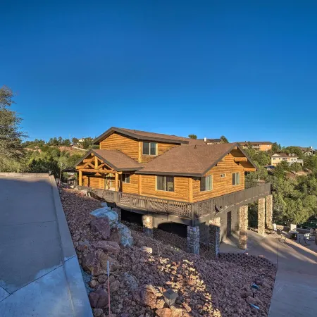 Mtn-View Gem w/ Fire Pit & Deck in Payson