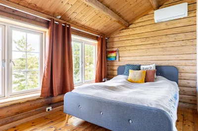 Cabin, 30 m to the Sea, 25 Min Oslo, 10 Min Tusenfryd โรงแรมใน