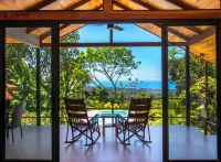 3 Bedroom Villa in Matapalo with Amazing Ocean View Jungle Views and Pool! - balcony