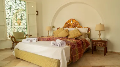 Dar Molka Houch Traditionnel r nov Avec Piscine - Виллы
