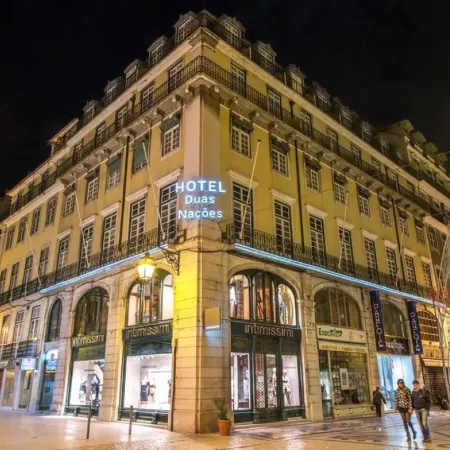 Hotel Duas Nações Отели рядом с достопримечательностью «Триумфальная арка на Руа-Аугушта»