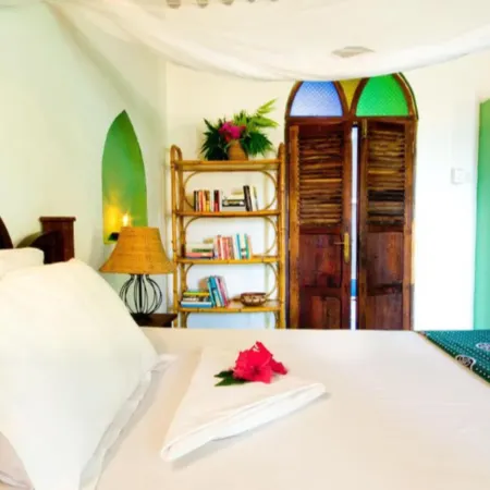 Aloe Vera Twin room with AC and garden view