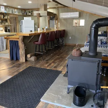 Cabin where the black top ends… Cabin 2