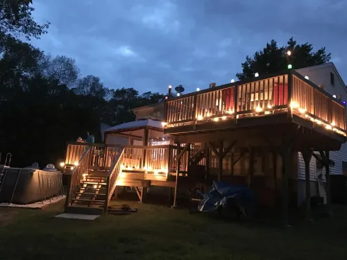 Casino Wine down House with Winter Igloo Hotels in Montville