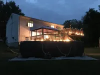 Casino Wine down House with Winter Igloo Hotels in Montville