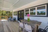 New cottage blocks from the beach; pets OK! Firepit!  Grill! EV Charger! 65” TV