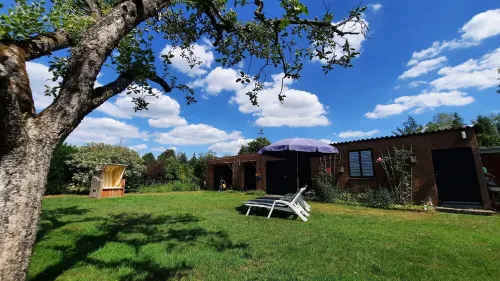 Idyllic vacation home on Gorinsee / Wandlitz, 45 min. from the center of Berlin Hotels in Schonwalde