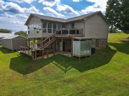 The All Seasons Resort features pool and hot tub on River