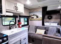 New 2023 Jayco Jay Flight RV Fully Furnished with Full hook-ups already set up!