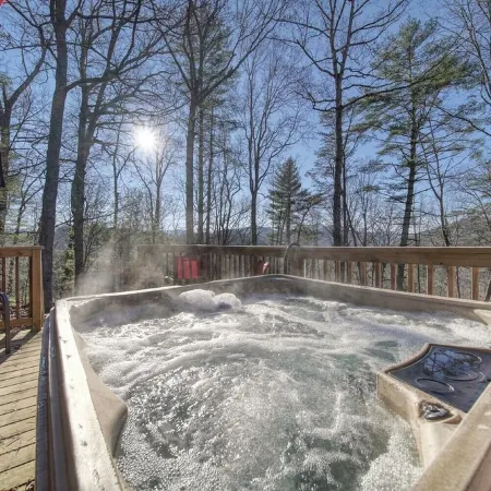 Cabin in Appalachian Mountains; Fast Internet, Sunset View, Hot Tub!