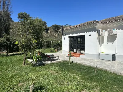 Modern holiday home with lots of privacy, pool and 2 terraces