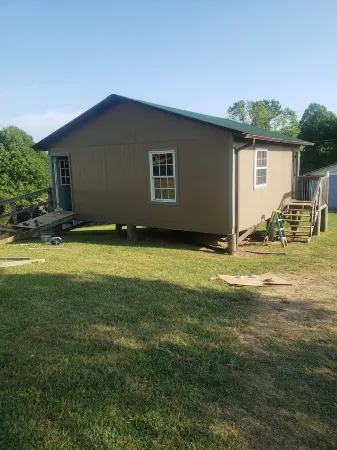 Charming one room cabin perfect for couples or small families.