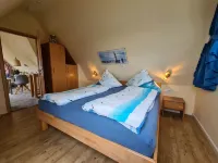 Cozy attic studio Norddeich panoramic window with sea view beach 50 meters