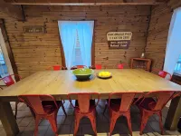 Heart of Lincoln - Modern Log Cabin, Steps from Main St, Mountain Fun,& Dining