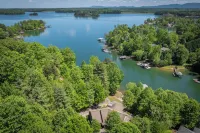 Lake James Retreat: Large Private Lakefront Home