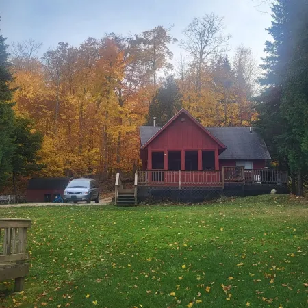 Lakehouse Dream, on Big Manistique Lake Germfask/Curtis Mich.Centrally located.