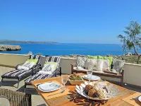 Sea view, terrace, close to beaches, modern, air conditioning, easy access, WiFi Hotels near Porto Cristo sign