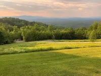 A PERFECT POST-N-BEAM IN THE CLOUDS OVER STRATTON