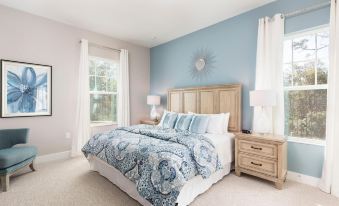 5 Br 6 BA Luxury Villa 5 Min to Disneyworld 2169ft² BBQ