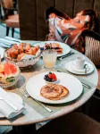 Crossbasket Castle - breakfast