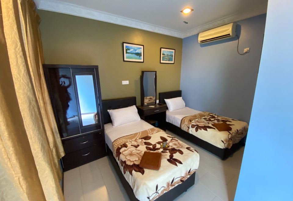 랑 텐가 섬의 아름다운 해변