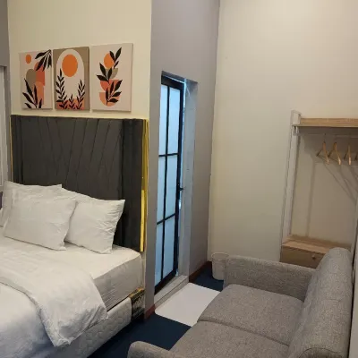 22 m² dengan 1 kamar tidur dan 1 kamar mandi pribadi di Medan Perjuangan Hotel dekat Aneka Pancing