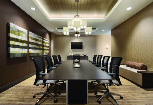 현대적인 호텔 로비