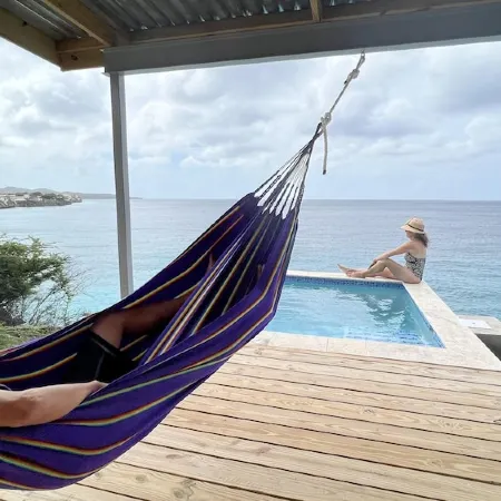 Romantic getaway on the Caribbean with private plunge pool.
