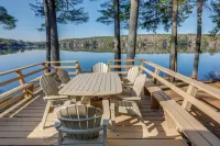 Lakefront Cabin w/ Panoramic Water View & Access - 3-Star
