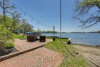 Spacious Delton Home w/ Fire Pit + Lake Views - 3-Star
