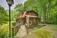 Scenic Creekside Cabin w/ Wraparound Porch! - Pet Friendly