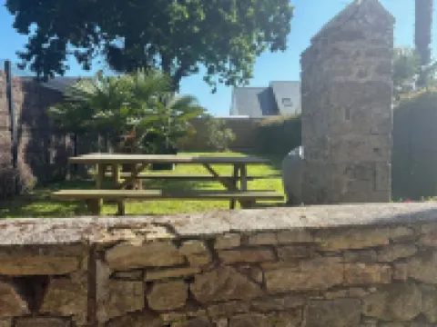 Typical Breton house "Ty Breizh" Beg Meil Fouesnant plage des oiseaux