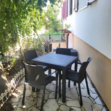 Basement apartment close to the center of Colmar, with private garden.
