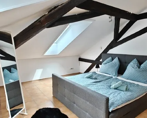 Loft with Pond View in the Franconian Lake District Pet-Friendly Hotels in Pleinfeld