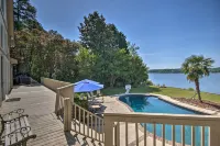 Impeccable Home w/ Dock & Pool on Lake Wateree! - parking