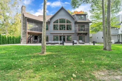 Water Front, private beach property with 2 master bedrooms!  Amazing views Hotels near Silver Lake