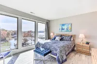Fireplace and Water Views Lake Ozark Condo! - spa