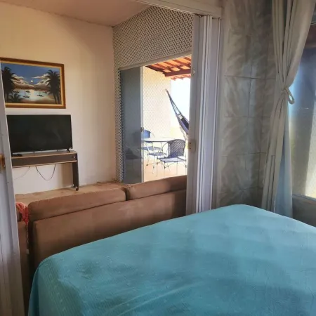 Casa P na Areia com Piscina e Ar em Morro Branco