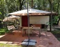 Chalet nel bosco immerso nel bosco di querce a Monterosso Etneo