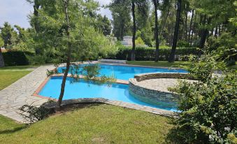 Elegant Villa Marlon with Shared Pool Near Sani Beach